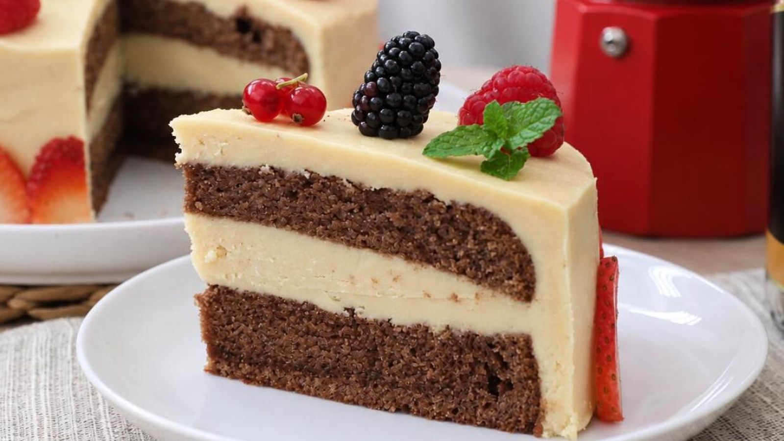 Tarta de capuchino