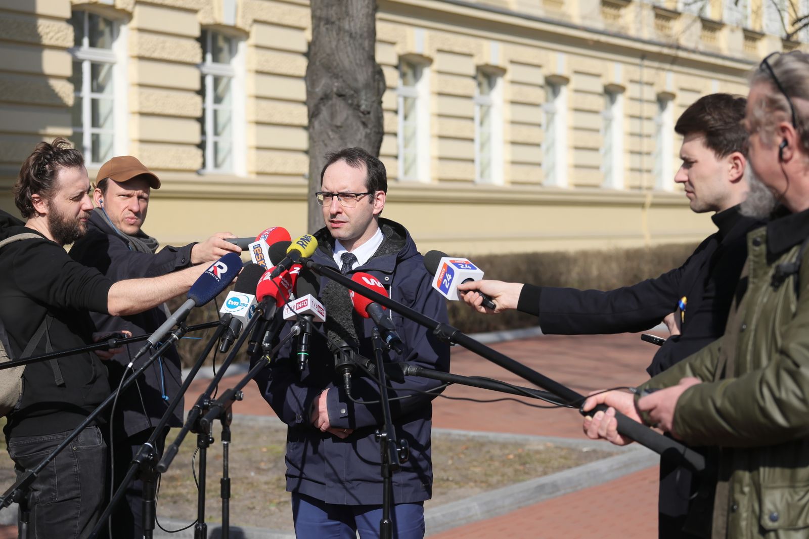 Polish National Security Department press conference in Warsaw