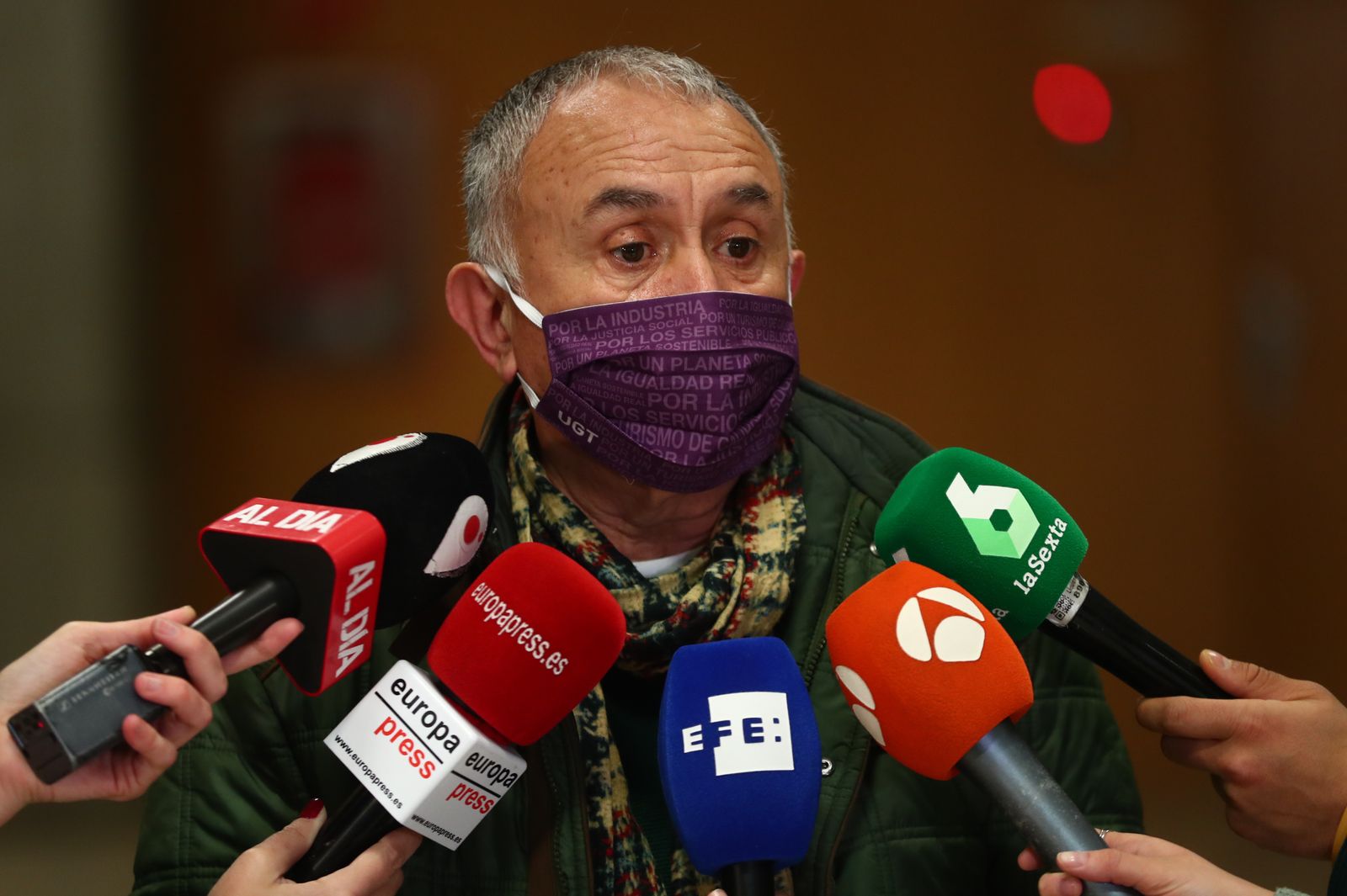 Pepe Álvarez (UGT): Hay paro patronal, no huelga