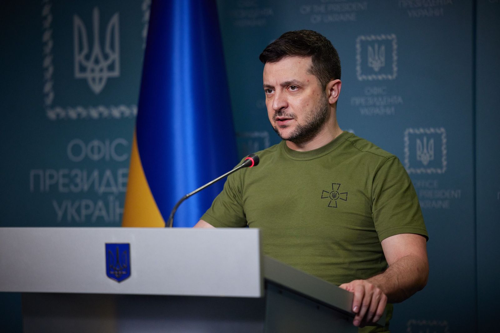Volodímir Zelenski, presidente de Ucrania