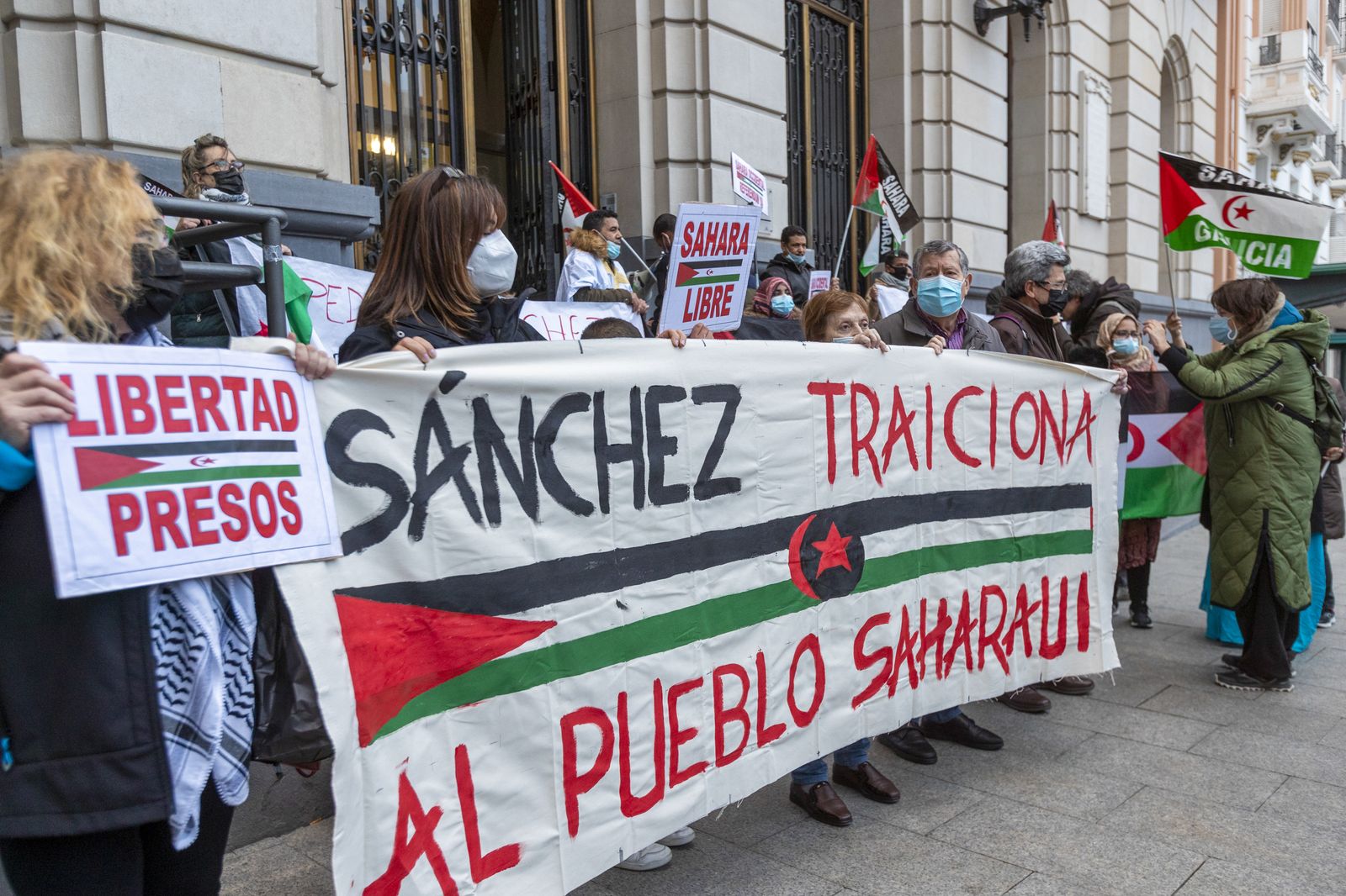 Más de 400 personas claman en Zaragoza por la “traición” al Sáhara Occidental