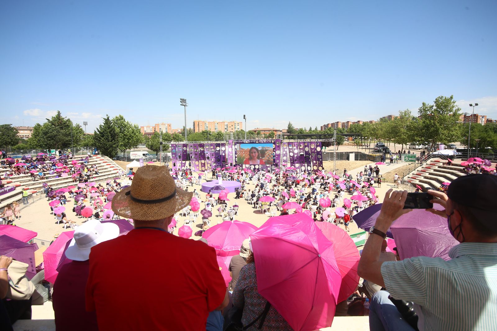 Archivo - Vista general de la IV Asamblea Ciudadana Estatal de Podemos, a 13 de junio de 2021, en el Auditorio Parque de Lucía de Alcorcón, Alcorcón, Madrid, (España). El encuentro se realiza con el fin de cerrar el proceso asambleario y proclamar el resu