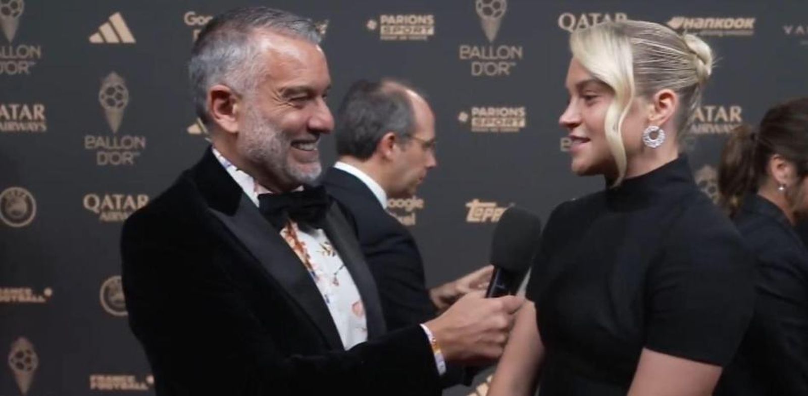 Alessia Russo, ganadora de la Champions y la Eurocopa, en la Gala del Balón de Oro Oscar Zarate Soler